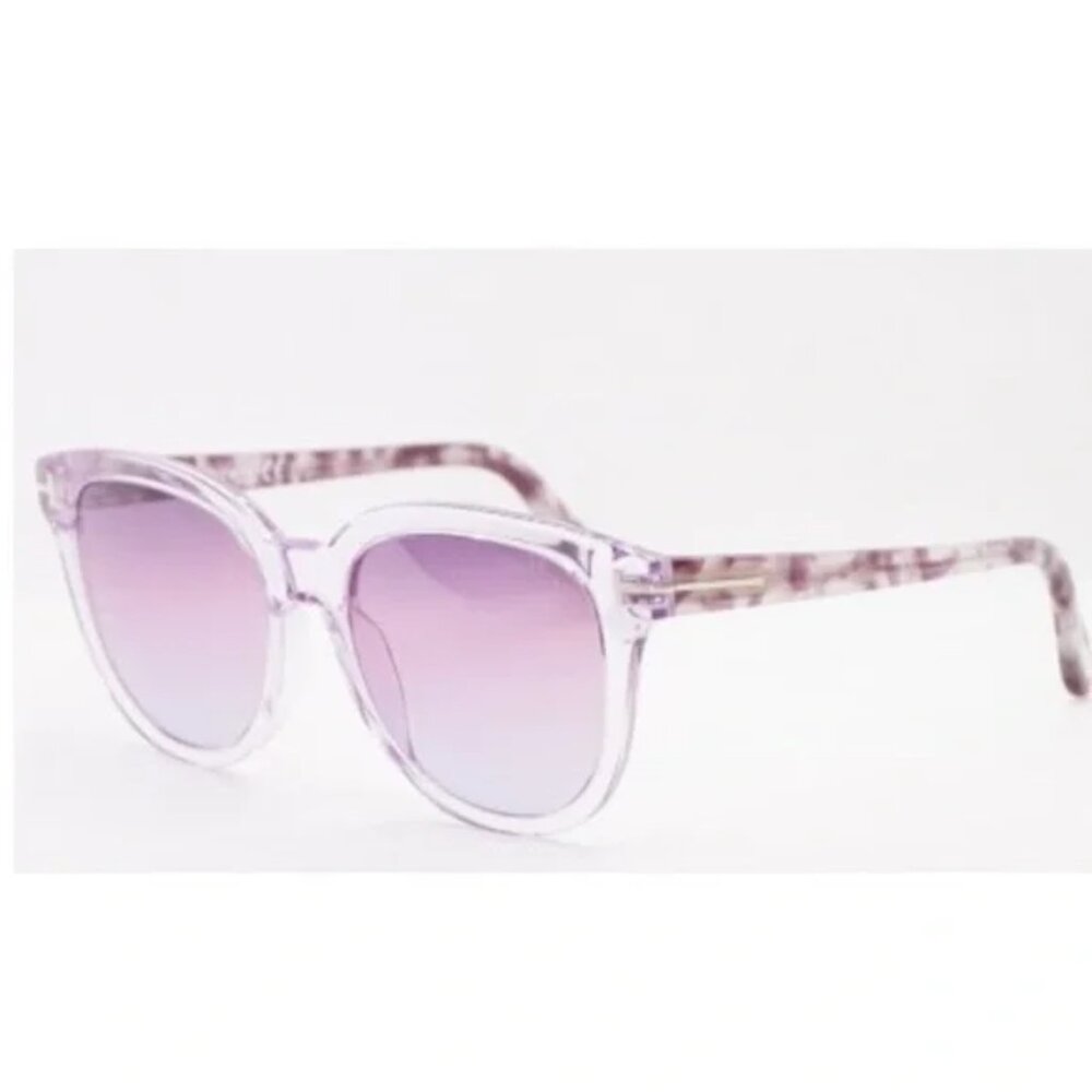 AUTH NEW Tom Ford FT0914 Transparent Lilac Sunglasses